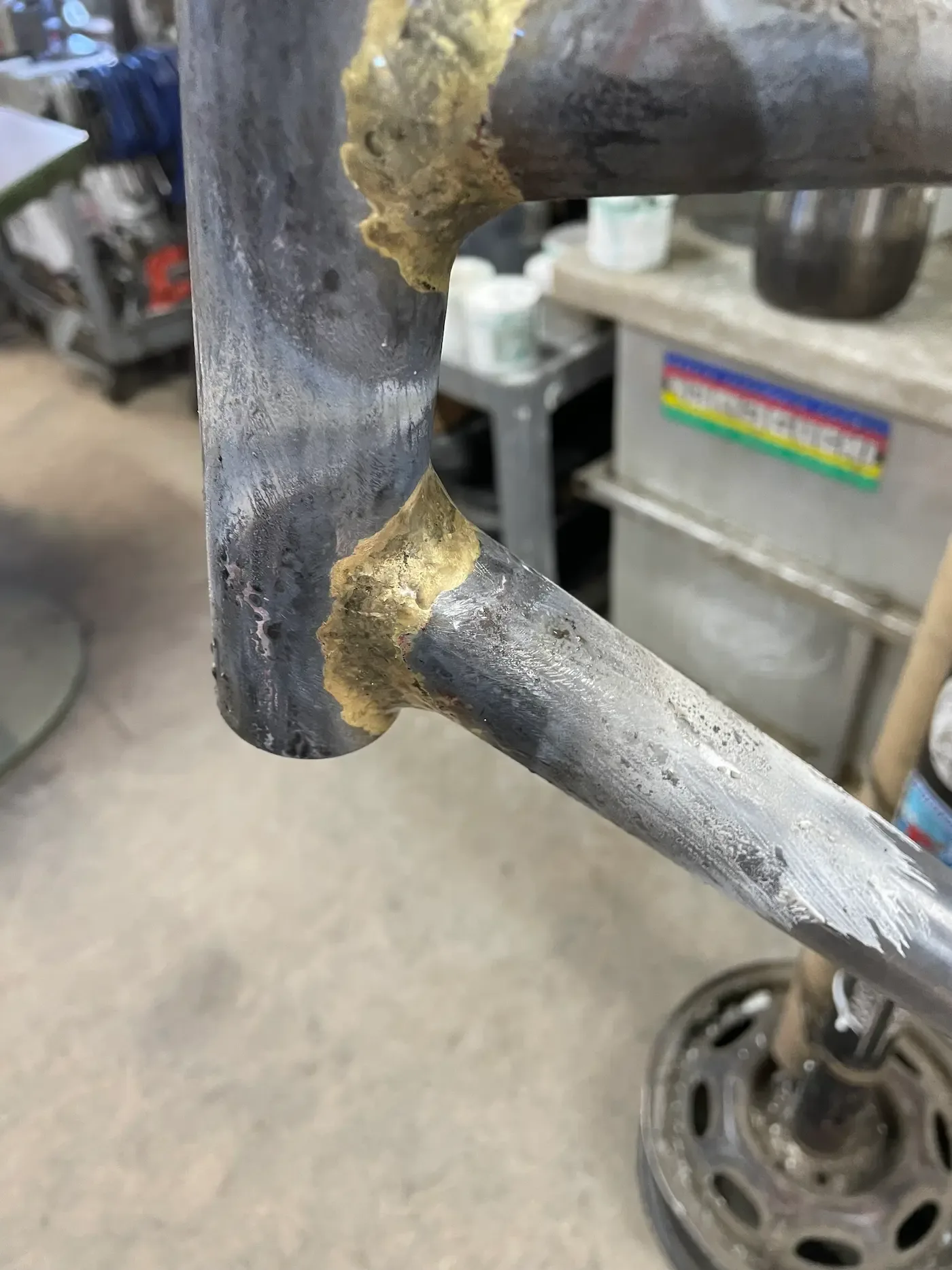 Raw fillet, before filing
