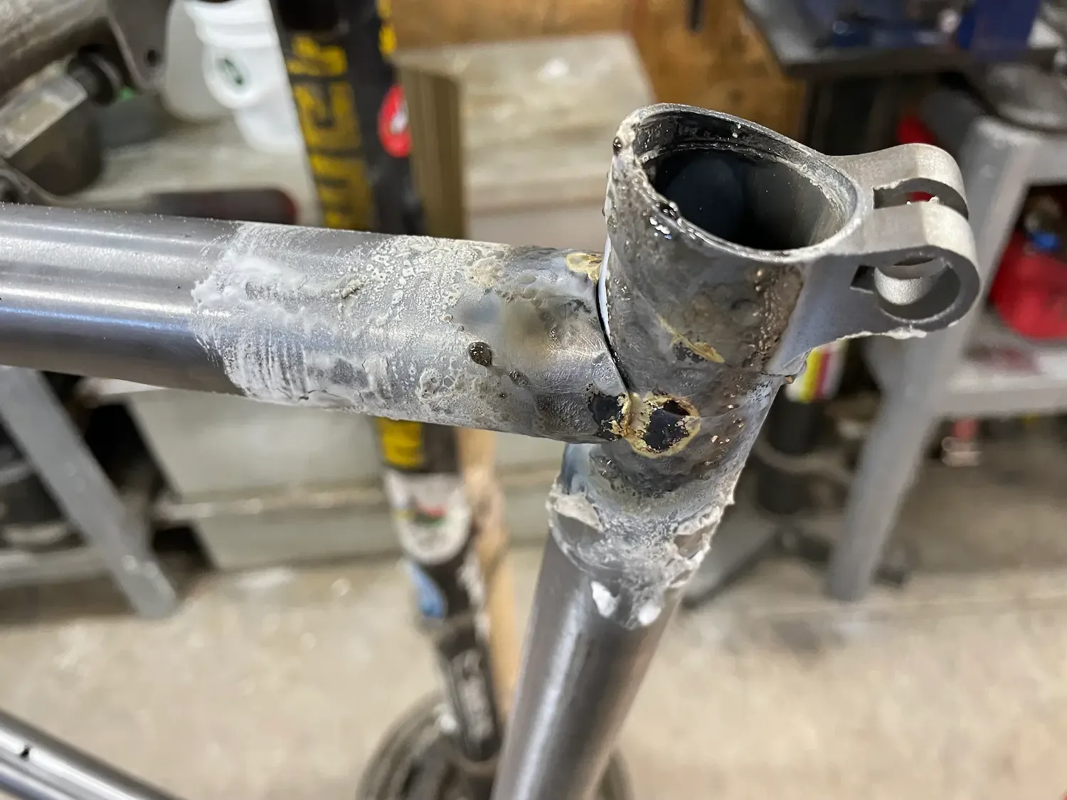 Tack welds
